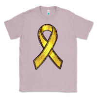 Lilac Gold Cancer ribbon Classic Tee - RanaPortraitStore