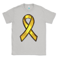 Moon Dust Gold Cancer ribbon Classic Tee - RanaPortraitStore