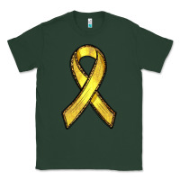 Sports Green Gold Cancer ribbon Classic Tee - RanaPortraitStore