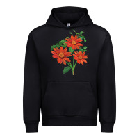 Black tithonia fiesta del sol sunflower Urban Hoodie - LillyAllenDesigns