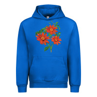 Cobalt tithonia fiesta del sol sunflower Urban Hoodie - LillyAllenDesigns