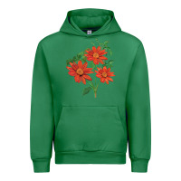 Emerald tithonia fiesta del sol sunflower Urban Hoodie - LillyAllenDesigns