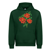 Forest Green tithonia fiesta del sol sunflower Urban Hoodie - LillyAllenDesigns