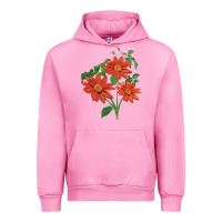 Fuchsia Pink tithonia fiesta del sol sunflower Urban Hoodie - LillyAllenDesigns