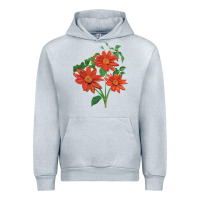 Heather Grey tithonia fiesta del sol sunflower Urban Hoodie - LillyAllenDesigns