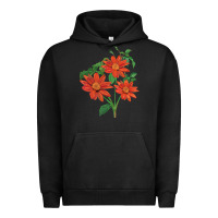 Pigment Black tithonia fiesta del sol sunflower Urban Hoodie - LillyAllenDesigns