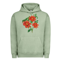 Pigment Oil Green tithonia fiesta del sol sunflower Urban Hoodie - LillyAllenDesigns