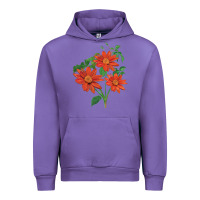Tulip tithonia fiesta del sol sunflower Urban Hoodie - LillyAllenDesigns