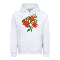 White tithonia fiesta del sol sunflower Urban Hoodie - LillyAllenDesigns