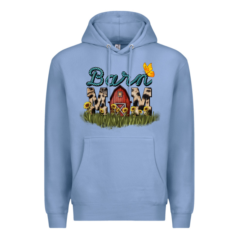 Barn Mom Sunflower Premium Hoodie by NancyCooperArtShop | Teevron