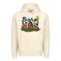 Sandshell barn mom sunflower Premium Hoodie - NancyCooperArtShop