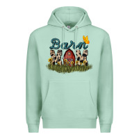 Seafoam barn mom sunflower Premium Hoodie - NancyCooperArtShop