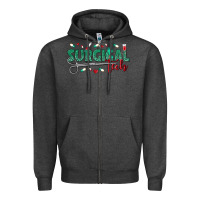 Charcoal Heather surgical tech Zipper Hoodie - texasbilliewilder