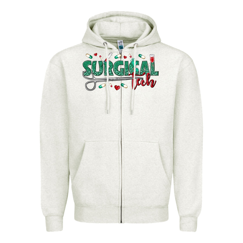 Surgical Tech Zipper Hoodie by texasbilliewilder | Teevron