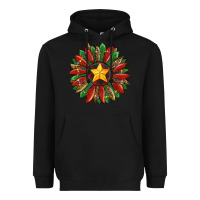 Black christmas sunflower Heavyweight Hoodie - RanaPortraitStore