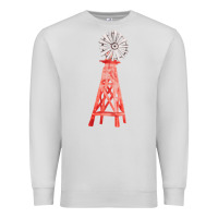 Dove Grey windmill fa element Premium Sweatshirt - FaDigitalArtStudio