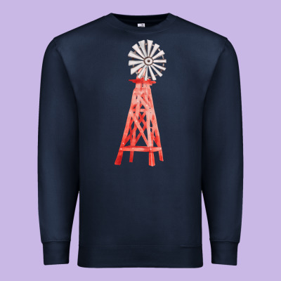 Windmill Fa Element Premium Sweatshirt Designed By Fadigitalartstudio