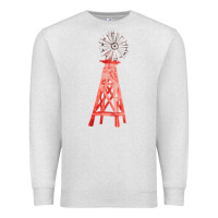 Oatmeal Heather windmill fa element Premium Sweatshirt - FaDigitalArtStudio