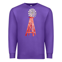 Purple windmill fa element Premium Sweatshirt - FaDigitalArtStudio