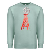 Seafoam windmill fa element Premium Sweatshirt - FaDigitalArtStudio