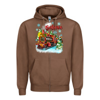 Chestnut christmas polar express believe Zipper Hoodie - Zillion Design Studio