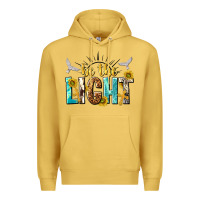 Antique Gold be the light Premium Hoodie - NancyCooperArtShop