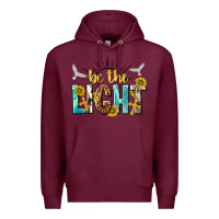 Burgundy be the light Premium Hoodie - NancyCooperArtShop