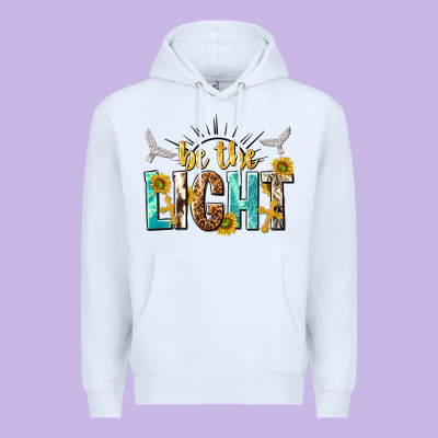 Be The Light Premium Hoodie Designed By Nancycooperartshop