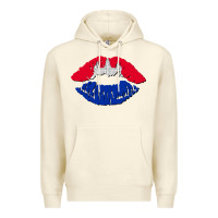 Sandshell cambodian flag lips Premium Hoodie - AdoDesignShop