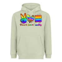 Matcha peace love equality Heavyweight Hoodie - Zillion Design Studio