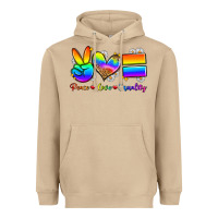 Mushroom peace love equality Heavyweight Hoodie - Zillion Design Studio