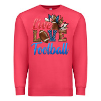 Cardinal live love american football Premium Sweatshirt - HRA Design Shop