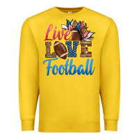 Lemon live love american football Premium Sweatshirt - HRA Design Shop