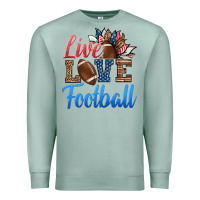 Seafoam live love american football Premium Sweatshirt - HRA Design Shop
