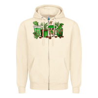 Sandshell t  rex coffee cups Zipper Hoodie - texasbilliewilder