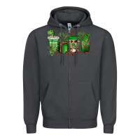 Smoke t  rex coffee cups Zipper Hoodie - texasbilliewilder