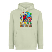 Matcha it's ok to be different autism gnome Heavyweight Hoodie - Zillion Design Studio