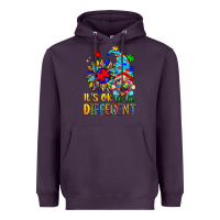 Plum it's ok to be different autism gnome Heavyweight Hoodie - Zillion Design Studio
