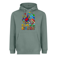 Sage it's ok to be different autism gnome Heavyweight Hoodie - Zillion Design Studio