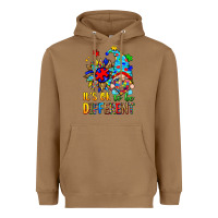 Toasted Coconut it's ok to be different autism gnome Heavyweight Hoodie - Zillion Design Studio