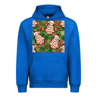 Cobalt Christmas tree cakes Urban Hoodie - NancyCooperArtShop