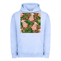 Pigment Grape Ice Christmas tree cakes Urban Hoodie - NancyCooperArtShop