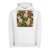 Pigment Lunar Rock Christmas tree cakes Urban Hoodie - NancyCooperArtShop