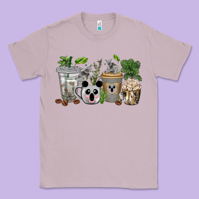 Koala Coffee Cups Classic Tee Designed By Texasbilliewilder