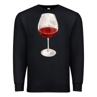 Black wine glass fa element Premium Sweatshirt - FaDigitalArtStudio
