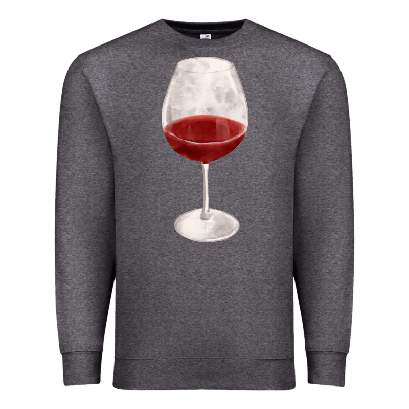 Wine Glass Fa Element Premium Sweatshirt by FaDigitalArtStudio | Teevron