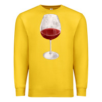 Lemon wine glass fa element Premium Sweatshirt - FaDigitalArtStudio