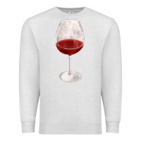 Oatmeal Heather wine glass fa element Premium Sweatshirt - FaDigitalArtStudio