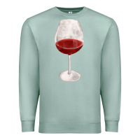 Seafoam wine glass fa element Premium Sweatshirt - FaDigitalArtStudio