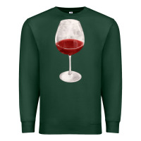 Sports Green wine glass fa element Premium Sweatshirt - FaDigitalArtStudio